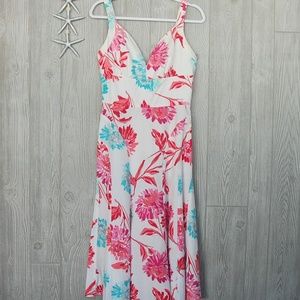 Willi Smith Dress Floral Sleeveless Sz 8